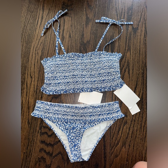 NEW WITH TAGS. TORY BURCH BIKINI. SMALL BOTTOM MEDIUM TOP - Picture 4 of 13
